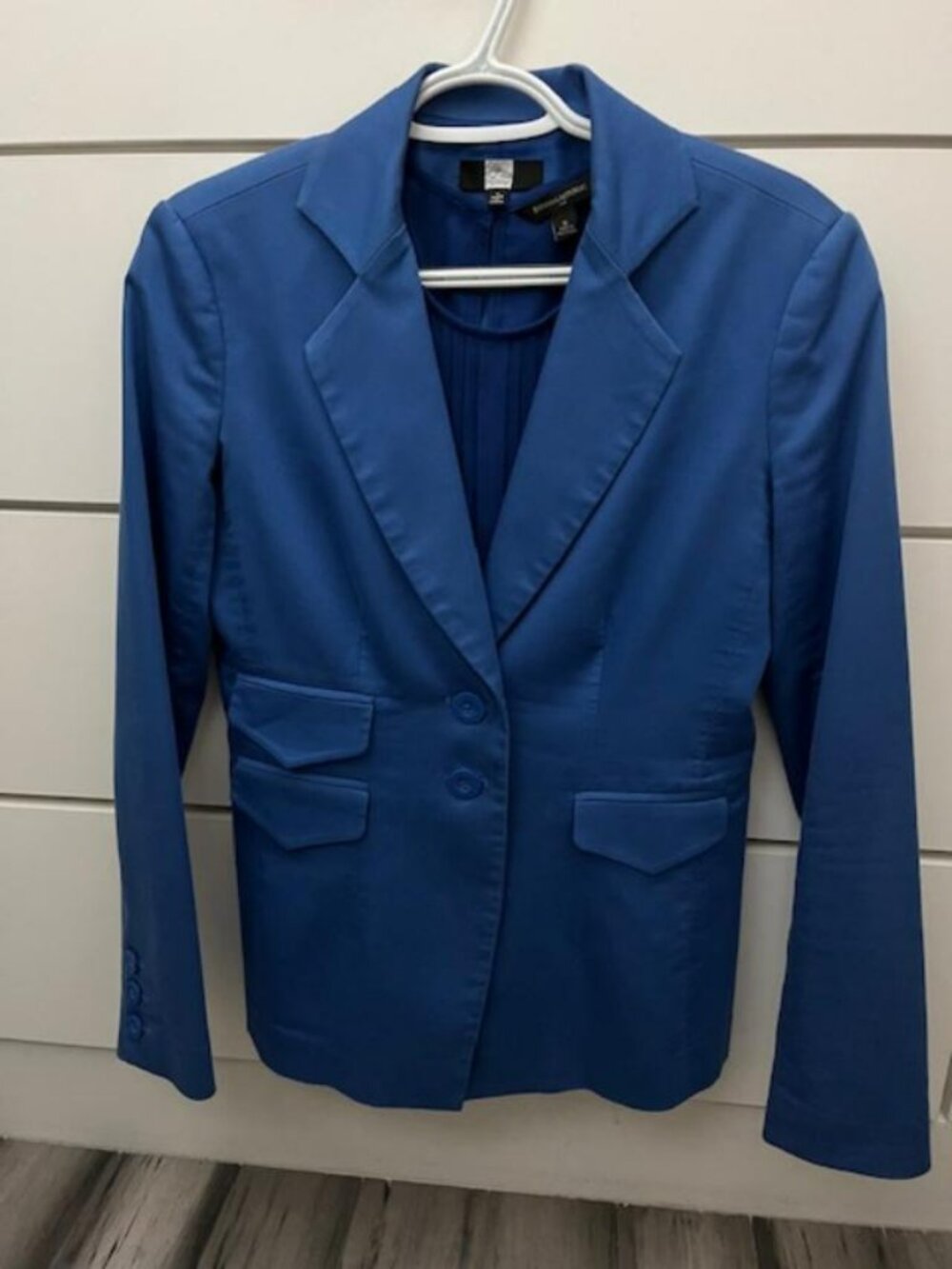Saks Fifth Avenue blazer and Banana Republic sleeveless top